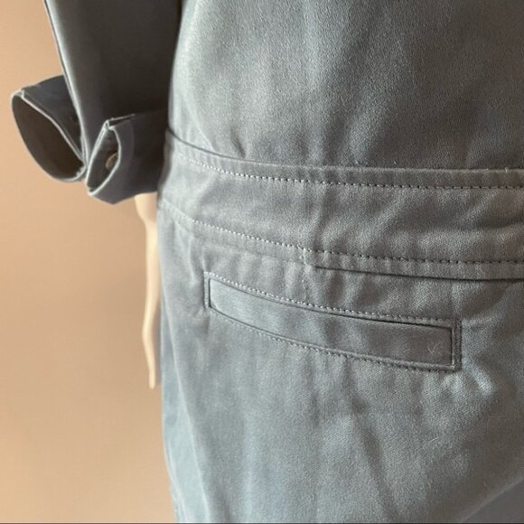 zara • Denim Button Down Long Sleeves Mini Dress - Picture 3 of 10